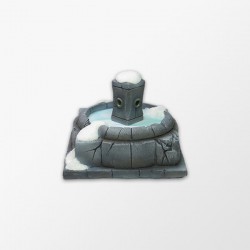 Icy fountain
