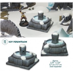 Icy fountain