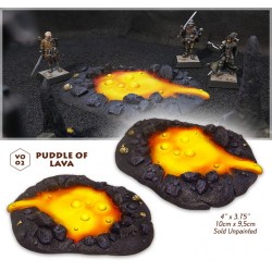 Puddle of lava