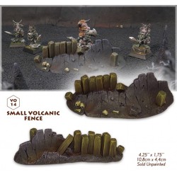 Small volcanic fence